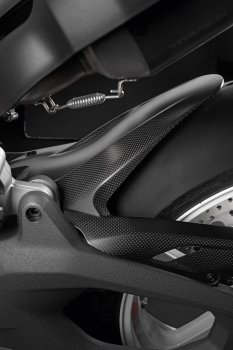 Preview: Ducati Hinterer Kotflügel aus Kohlefaser HYPERMOTARD V2