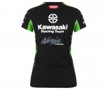 Kawasaki SBK Damen T-Shirt schwarz/grün