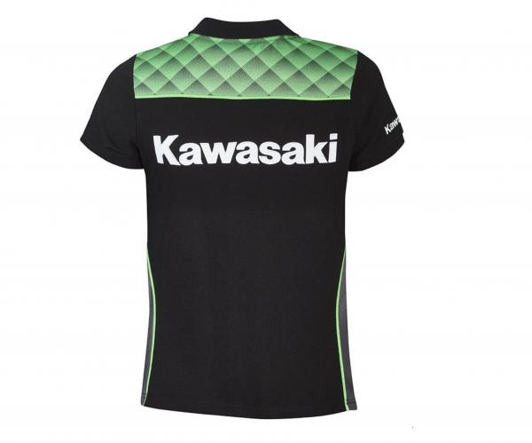 Kawasaki Sports Damen Poloshirt schwarz