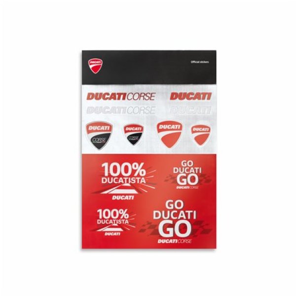 Ducati 100% Ducatista Aufkleber