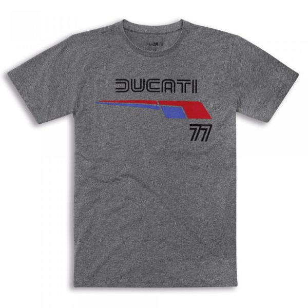 Ducati 77 T-Shirt grau