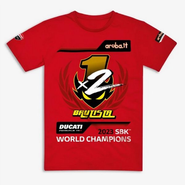 Ducati Corse T-Shirt WSBK Champion Alvaro Bautista