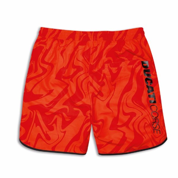 Ducati Corse Badehose rot