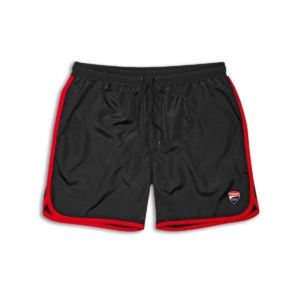 Ducati Corse Classic Badehose schwarz