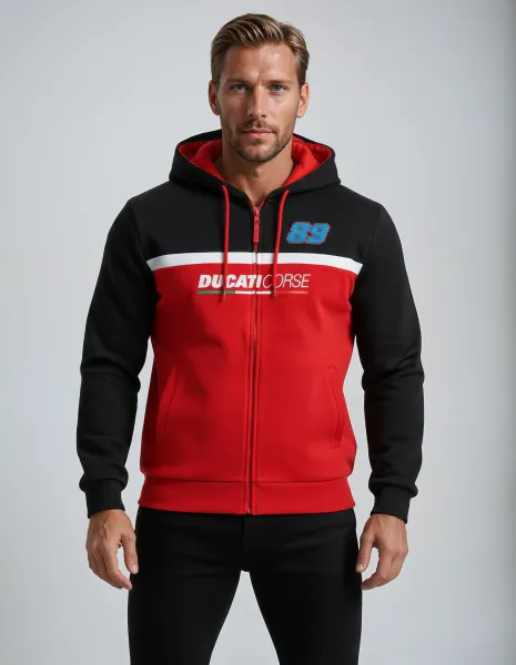 Ducati Corse Sweatshirt mit Kapuze Jorge Martin