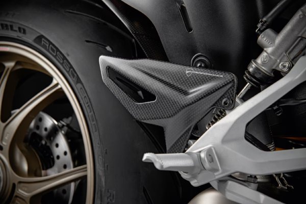 Ducati Fersenschutz aus Kohlefaser Carbon