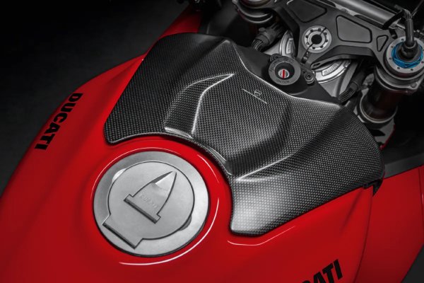 Ducati Tankabdeckung aus Kohlefaser