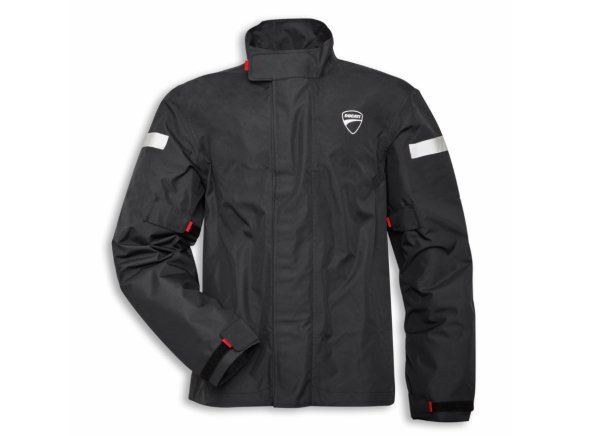 Ducati Regenjacke Strada V3 schwarz