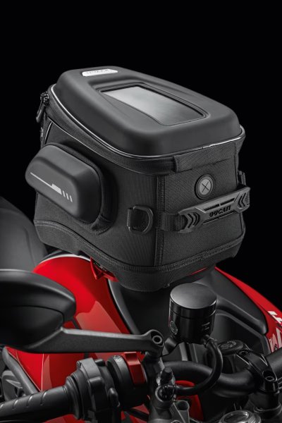 Ducati Tanktasche mit Tanklock-Befestigung schwarz