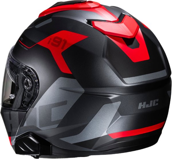 HJC i91 Carst Klapphelm schwarz-rot
