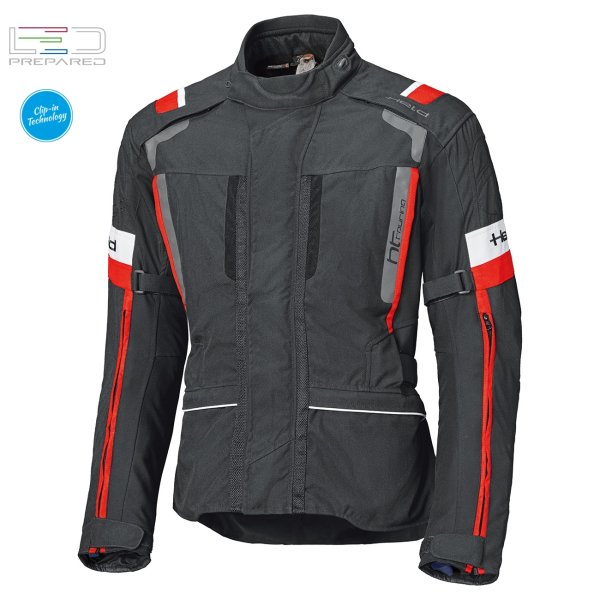 Held 4-Touring Textiljacke schwarz/rot