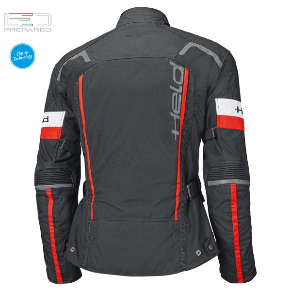 Held 4-Touring Textiljacke schwarz/rot