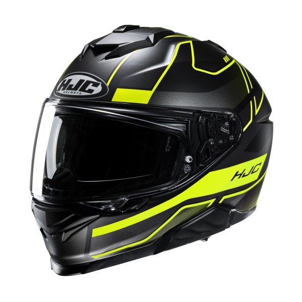 HJC i71 Iorix Helm schwarz-gelb