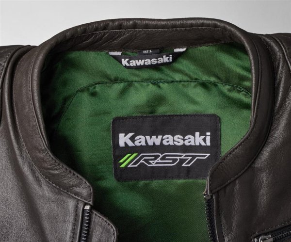 Kawasaki Oxford Lederjacke