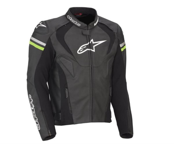 Kawasaki Rome Lederjacke schwarz