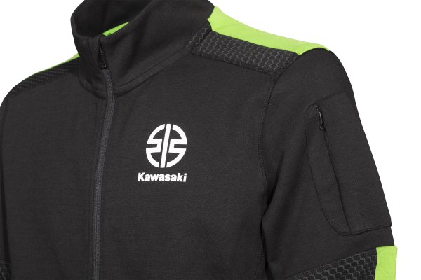 Kawasaki Sports Herren Sweatshirt mit Reißverschluss