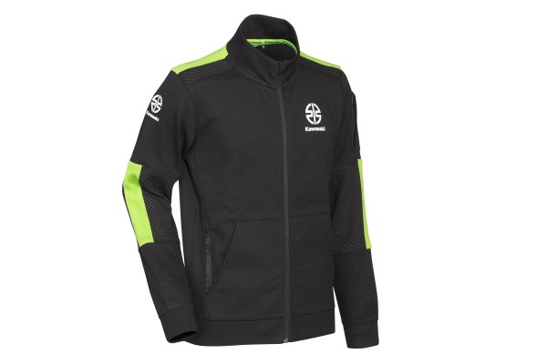 Kawasaki Sports Herren Sweatshirt mit Reißverschluss