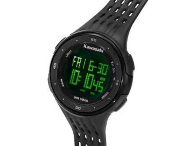 Kawasaki Digitaluhr schwarz