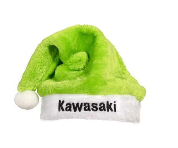 Kawasaki Weihnachtsmütze grün