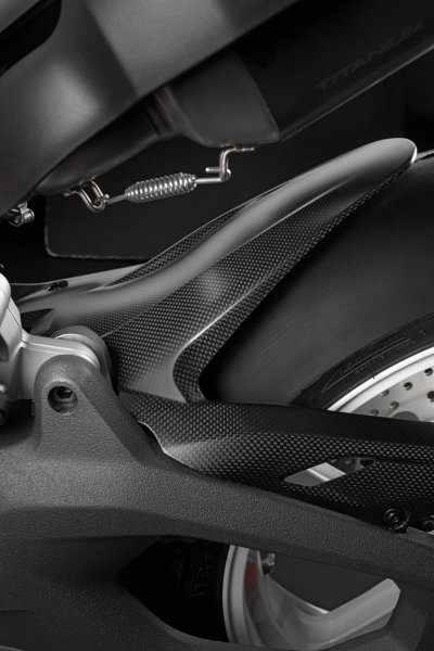 Ducati Hinterer Kotflügel aus Kohlefaser HYPERMOTARD V2
